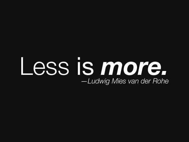 ציטוטים: Ludwig Mies Van dwe Rohe
